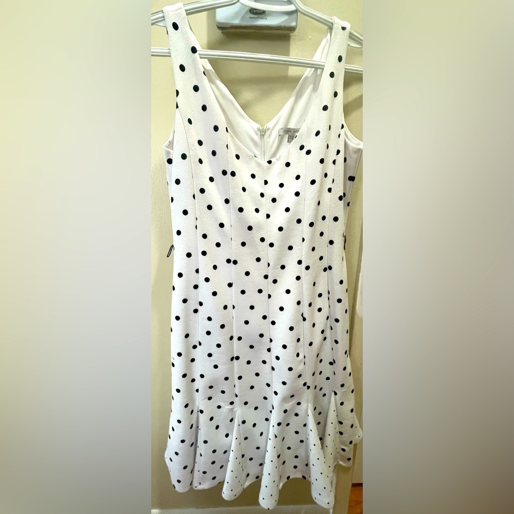 White Polka Dot Dress